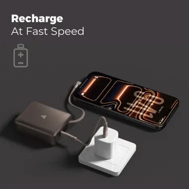 Pin dự phòng siêu nhỏ POWERCUBE by MIPOW (USA) Ultra-Mini Aluminum (10000 mAh) Chứng chỉ CCC – CX10