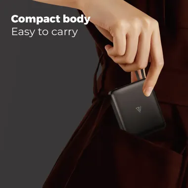 Pin dự phòng siêu nhỏ POWERCUBE by MIPOW (USA) Ultra-Mini Aluminum (10000 mAh) Chứng chỉ CCC – CX10
