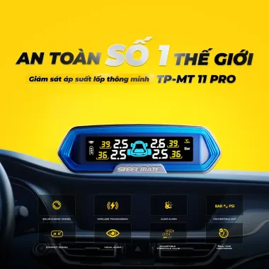 Cảm biến áp suất lốp Steelmate TP-MT11Pro